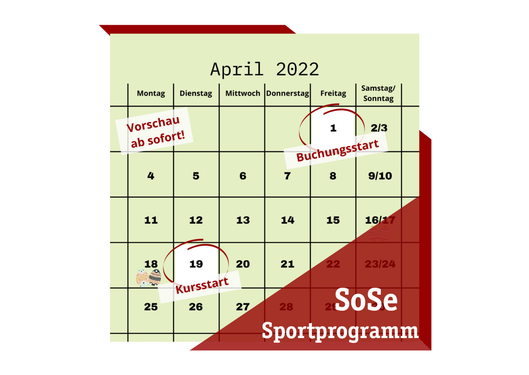 Kalenderblatt April 2022