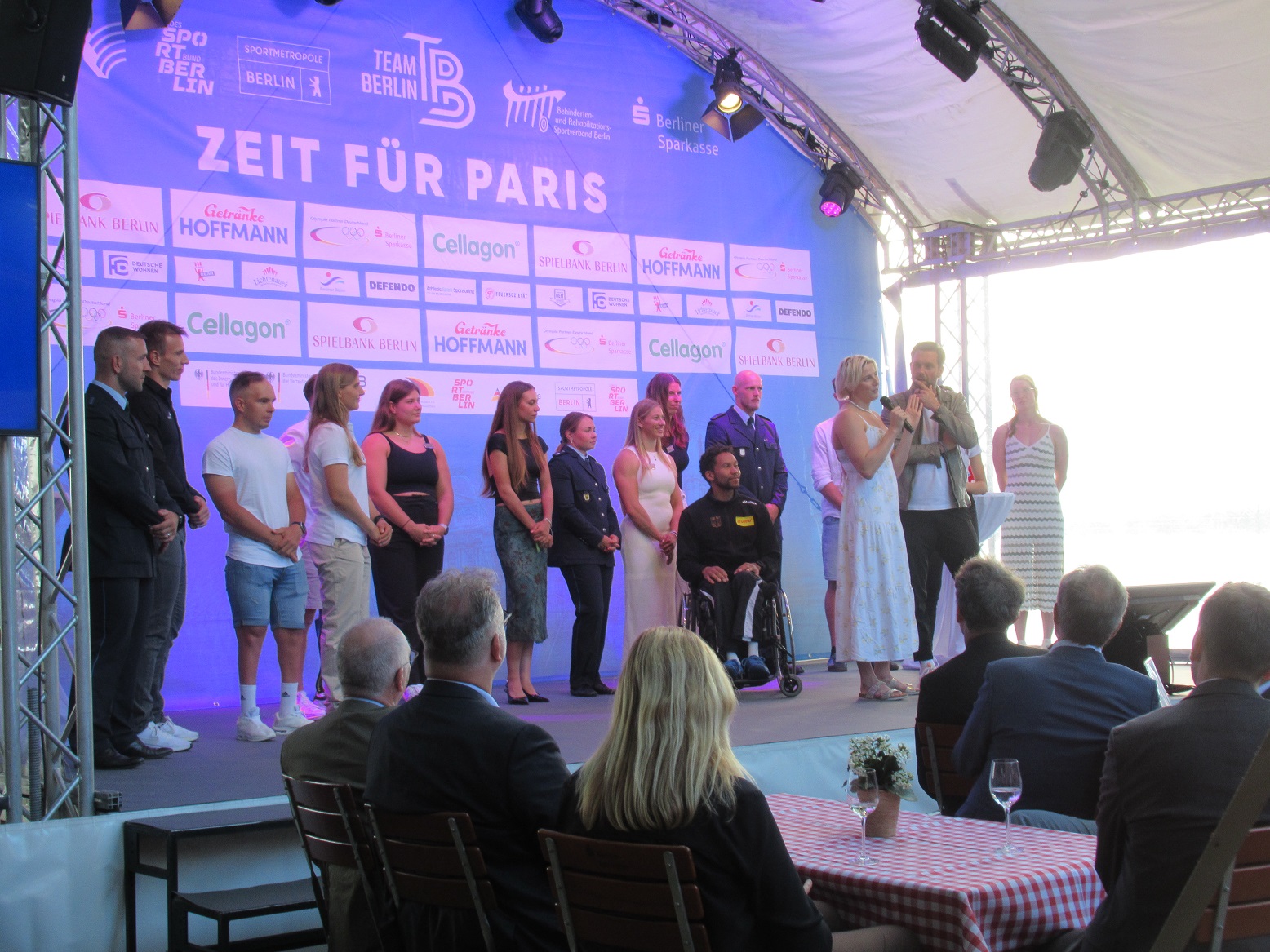 Verabschiedung des Berliner Olympia-Teams 2024 (Foto: Kiesler)